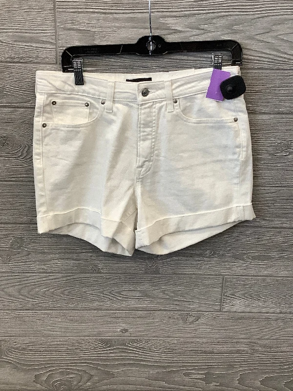 Shorts By Free Assembly In White Denim, Size: 10