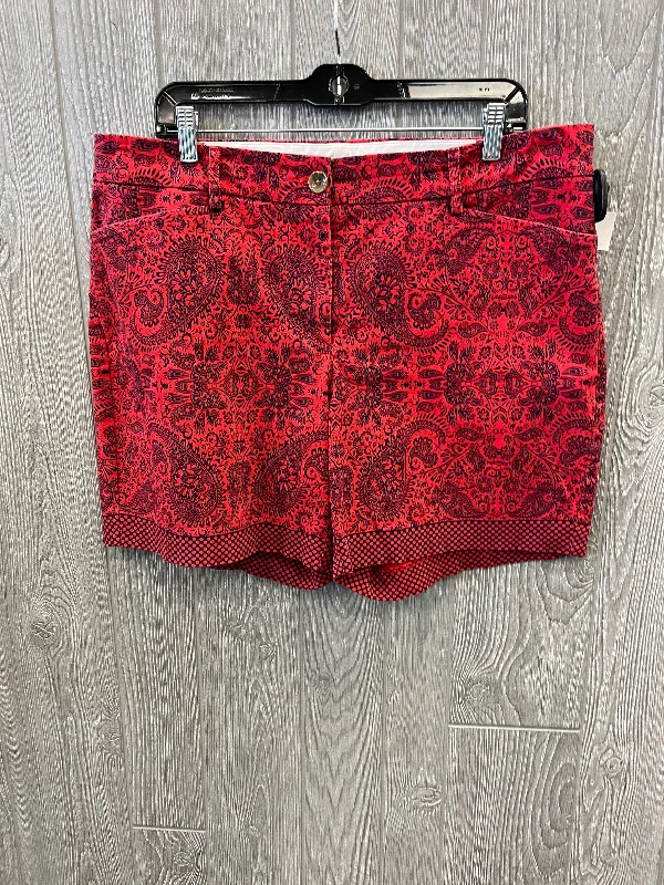 Shorts By Lands End In Red, Size: 14