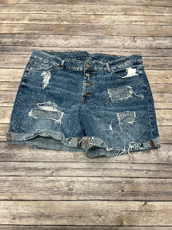 Shorts By Maurices In Blue Denim, Size: 24