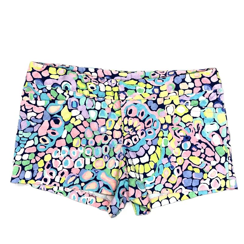 Shorts Designer By Lilly Pulitzer In Blue & Pink, Size: 14