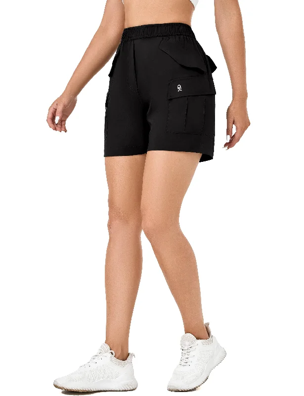 Women's Hiking Cargo Shorts Athletic Swim Board Beach Shorts