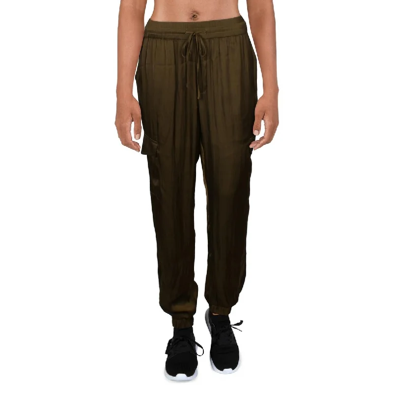 Z Supply Womens Rory High Rise Drawstring Jogger Pants